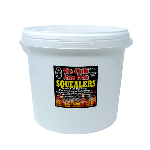 Squealers Pork Scratchings Mega Tub 2kg