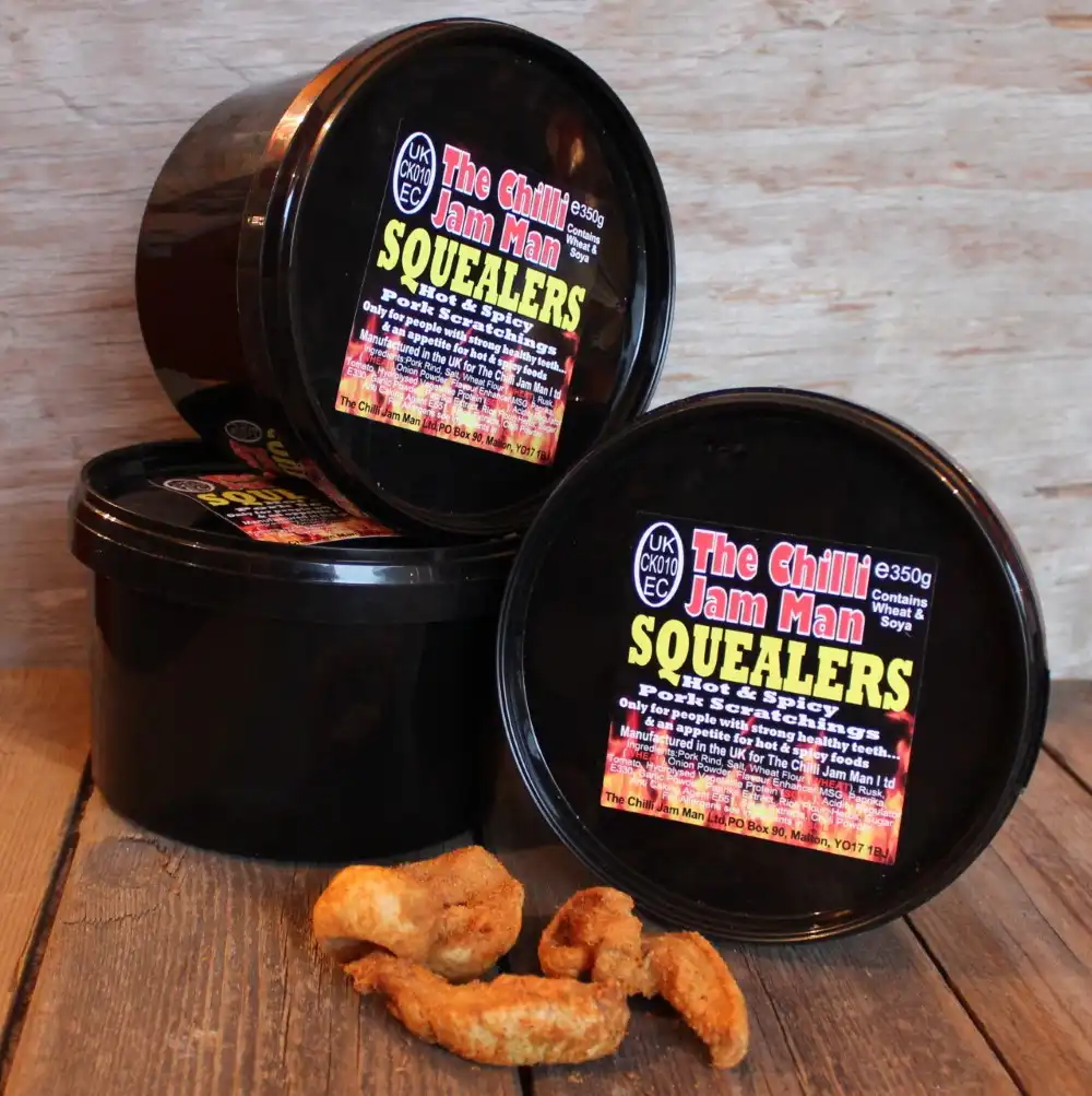 Squealers Pork Scratchings Mega Tub 2kg - Image 5
