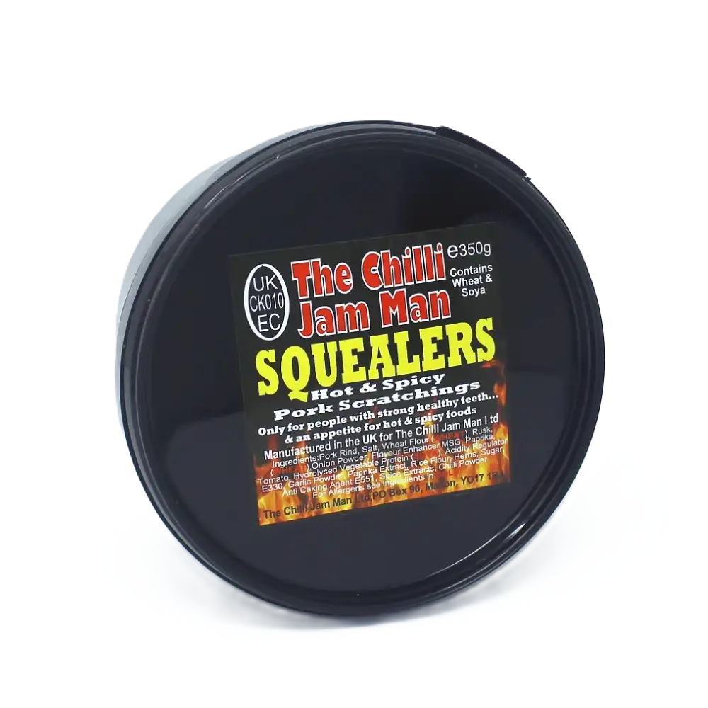 Squealers Pork Scratchings Tub 350g