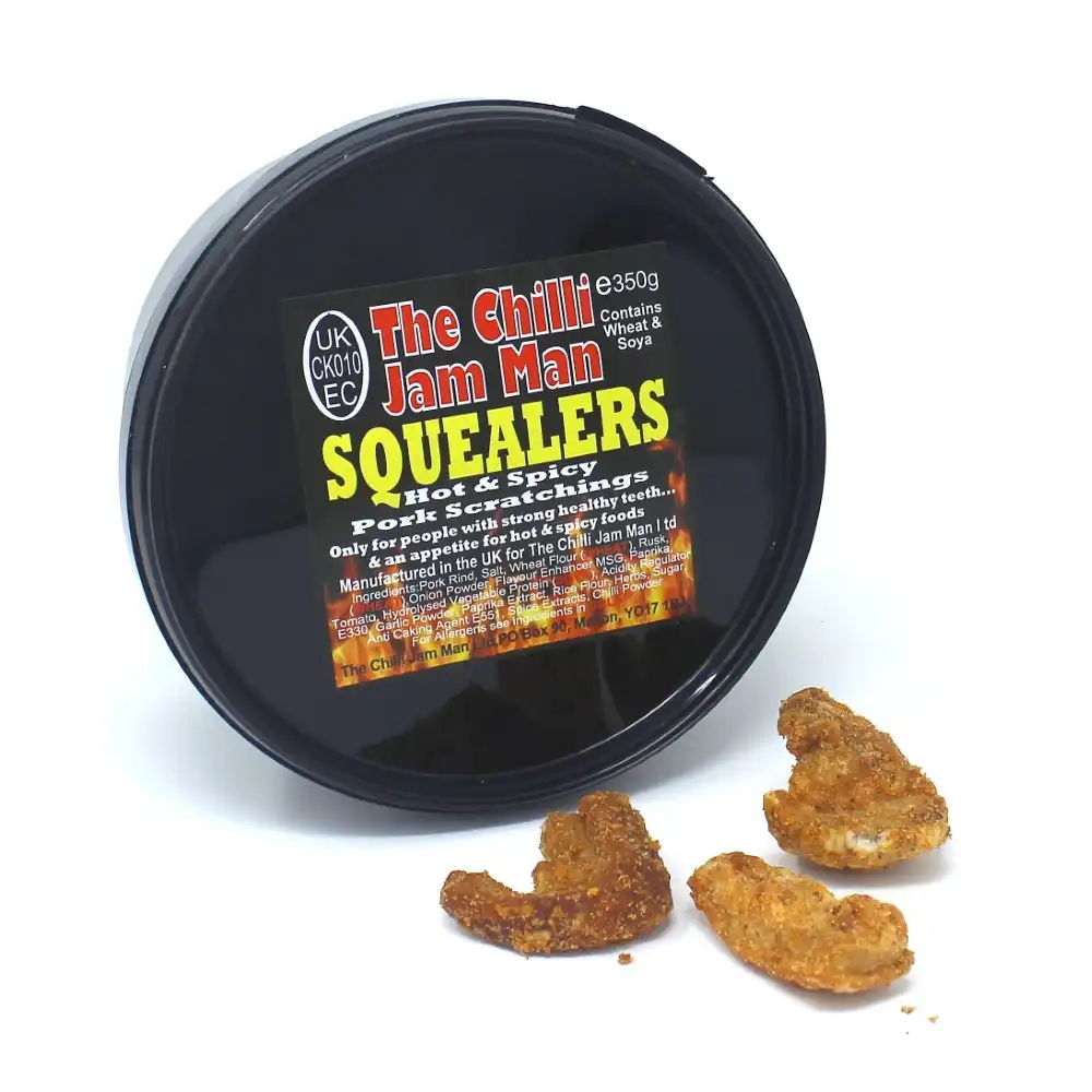 Squealers Pork Scratchings Mega Tub 2kg - Image 3