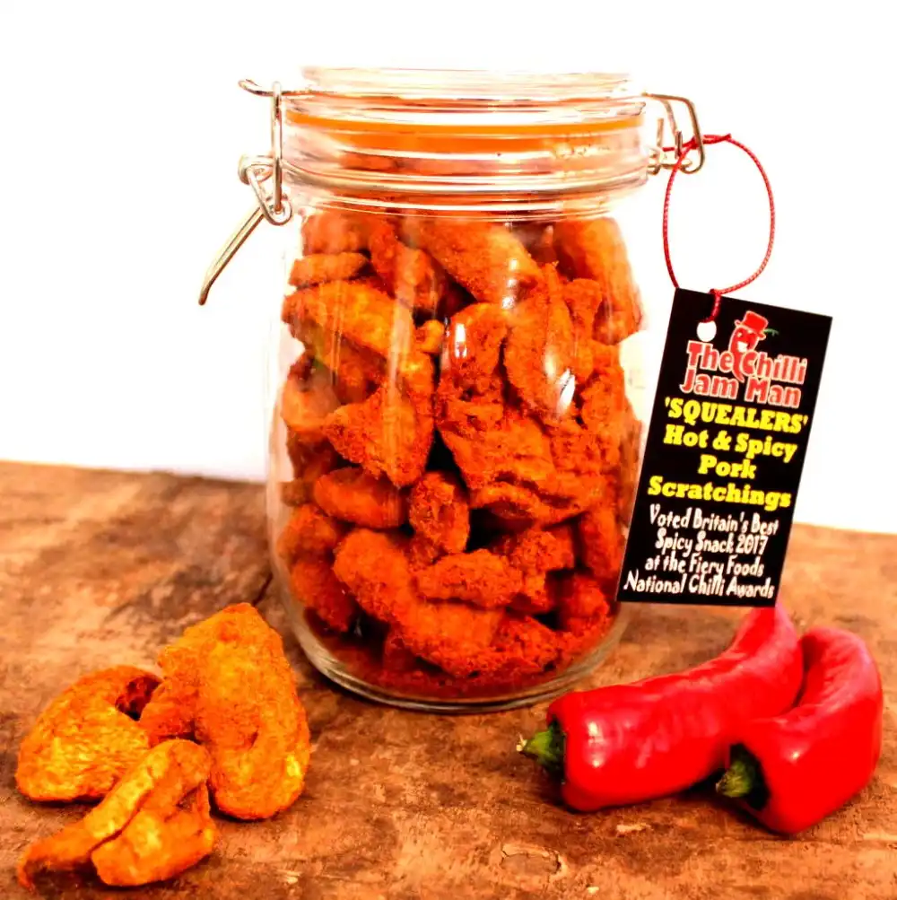 Squealers Pork Scratchings Mega Tub 2kg - Image 4